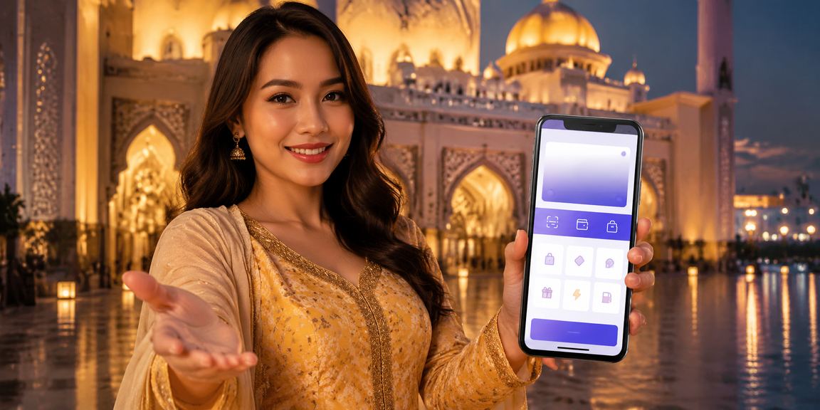 Pengguna membaca analisis pertaruhan sukan melalui telefon mudah alih di Putrajaya